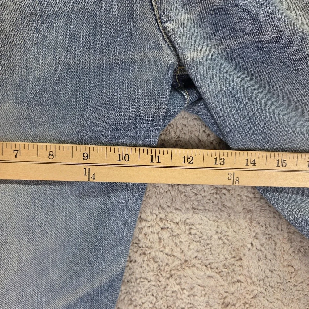 VTG Levis Engineered Jeans Mens Blue Twisted Button Fly Light Wash Fits 31x26